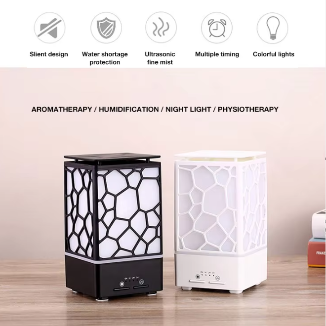 Essential Oil Ultrasonic Humidifier Wooden Aromatherapy Diffuser