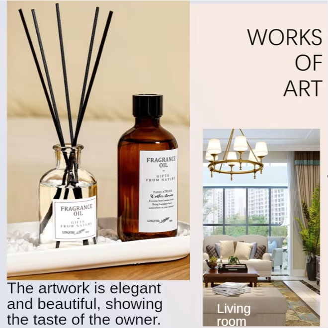 Scent Fragrance Diffuser with Sticks Set